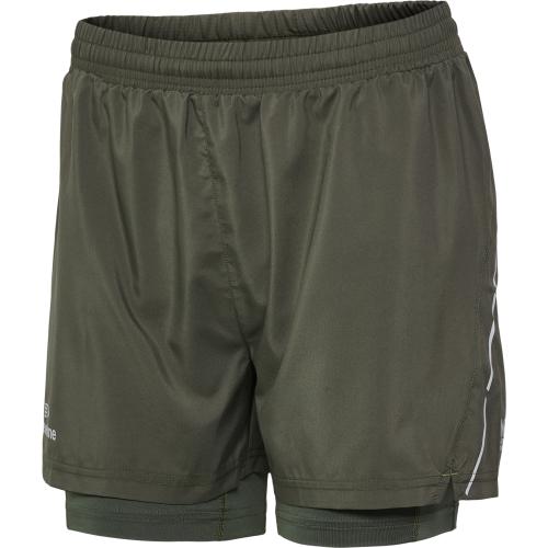 Newline Nwlpace 2In1 Shorts Woman - beluga (Grösse: L) von Newline