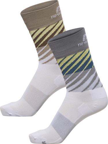 Newline Nwlpace Functional Socks 2-Pack - silver sage (Grösse: 39-42) von Newline