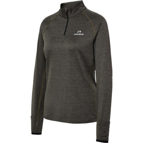 Newline Nwlpace Half Zip Woman - beluga melange (Grösse: M) von Newline