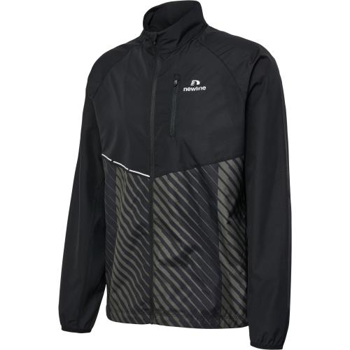 Newline Nwlpace Jacket - black beluga aop (Grösse: L) von Newline