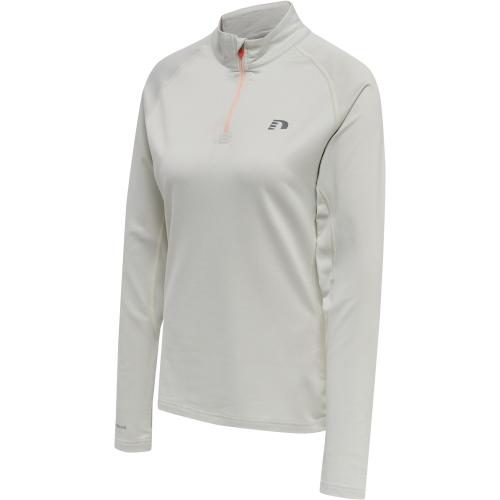 Newline Women 1/2 Zip L/S - oyster mushroom melange (Grösse: M) von Newline