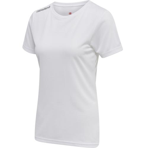 Newline Women Core Functional T-Shirt S/S - white (Grösse: XS) von Newline