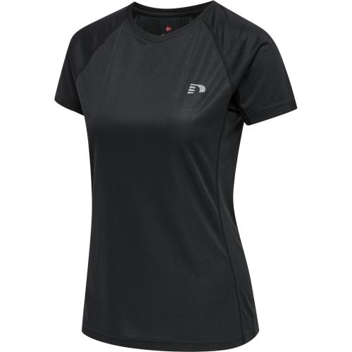 Newline Women Core Running T-Shirt S/S - black (Grösse: L) von Newline