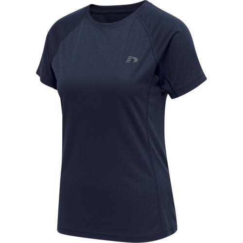 Newline Women Core Running T-Shirt S/S - black iris (Grösse: L) von Newline