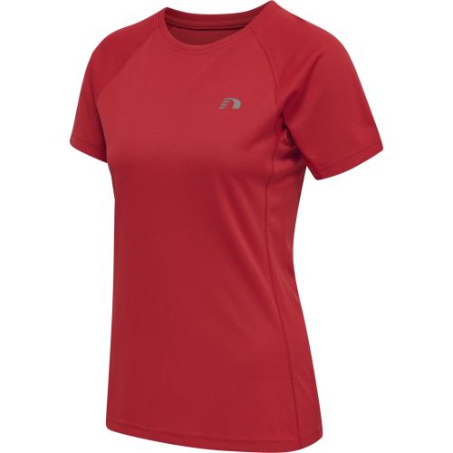 Newline Women Core Running T-Shirt S/S - tango red (Grösse: S) von Newline