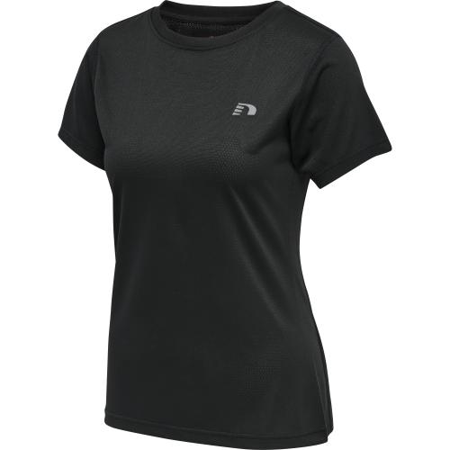 Newline Women Statement T-Shirt S/S - black (Grösse: L) von Newline