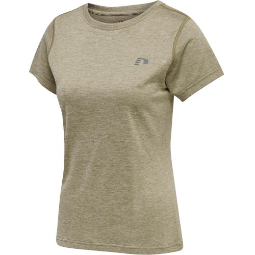 Newline Women Statement T-Shirt S/S - winter twig melange (Grösse: M) von Newline