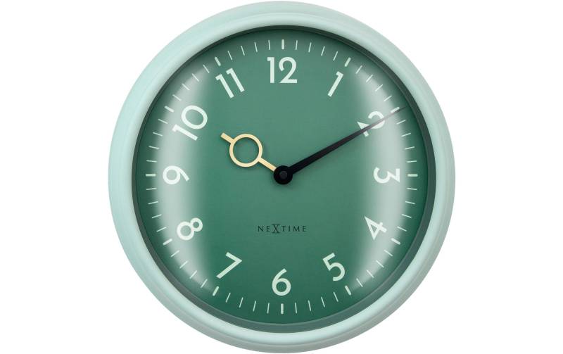 NEXTIME Wanduhr »Goldfarbenen Hour« von Nextime