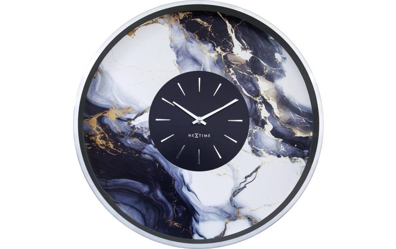 NEXTIME Wanduhr »Marble Duo« von Nextime