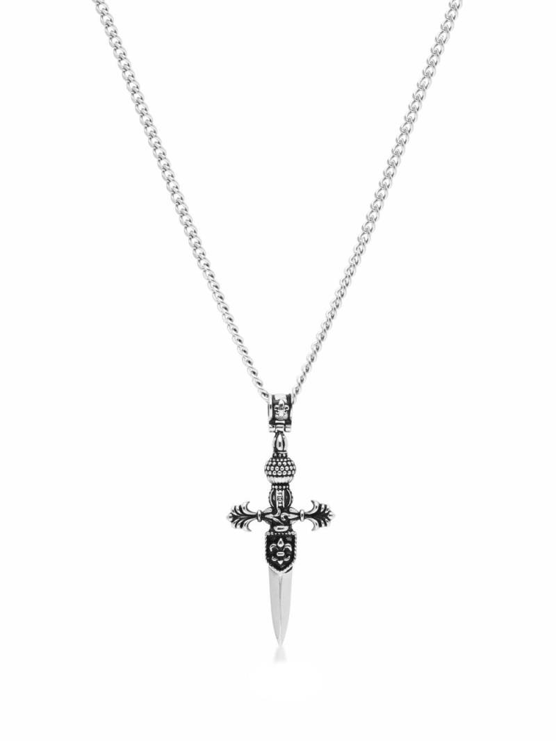 Nialaya Jewelry Adorned Sword-pendant necklace - Silver von Nialaya Jewelry