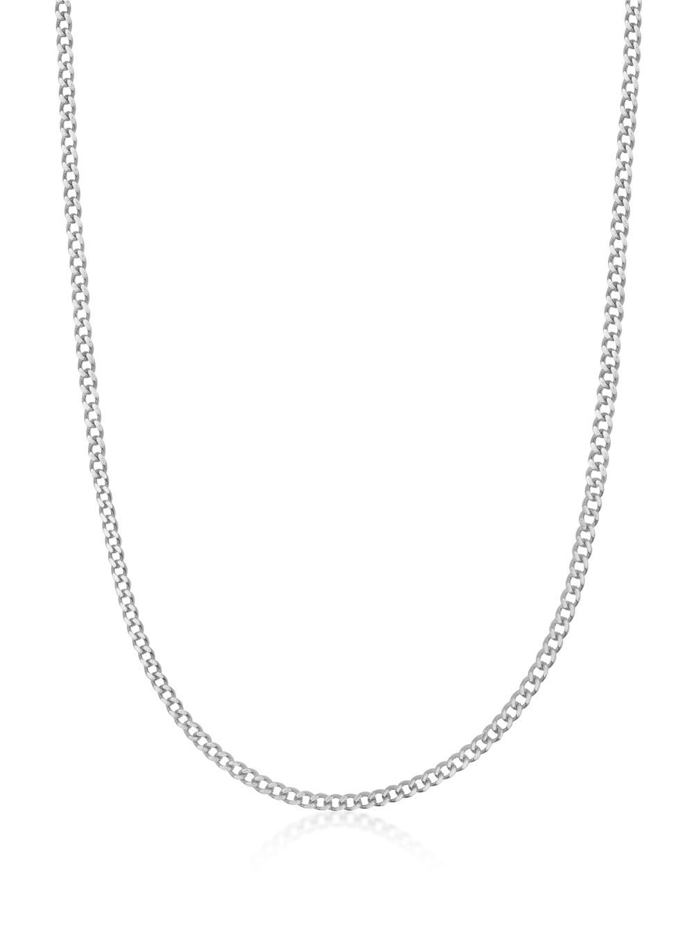 Nialaya Jewelry Cuban-link chain necklace - Silver von Nialaya Jewelry
