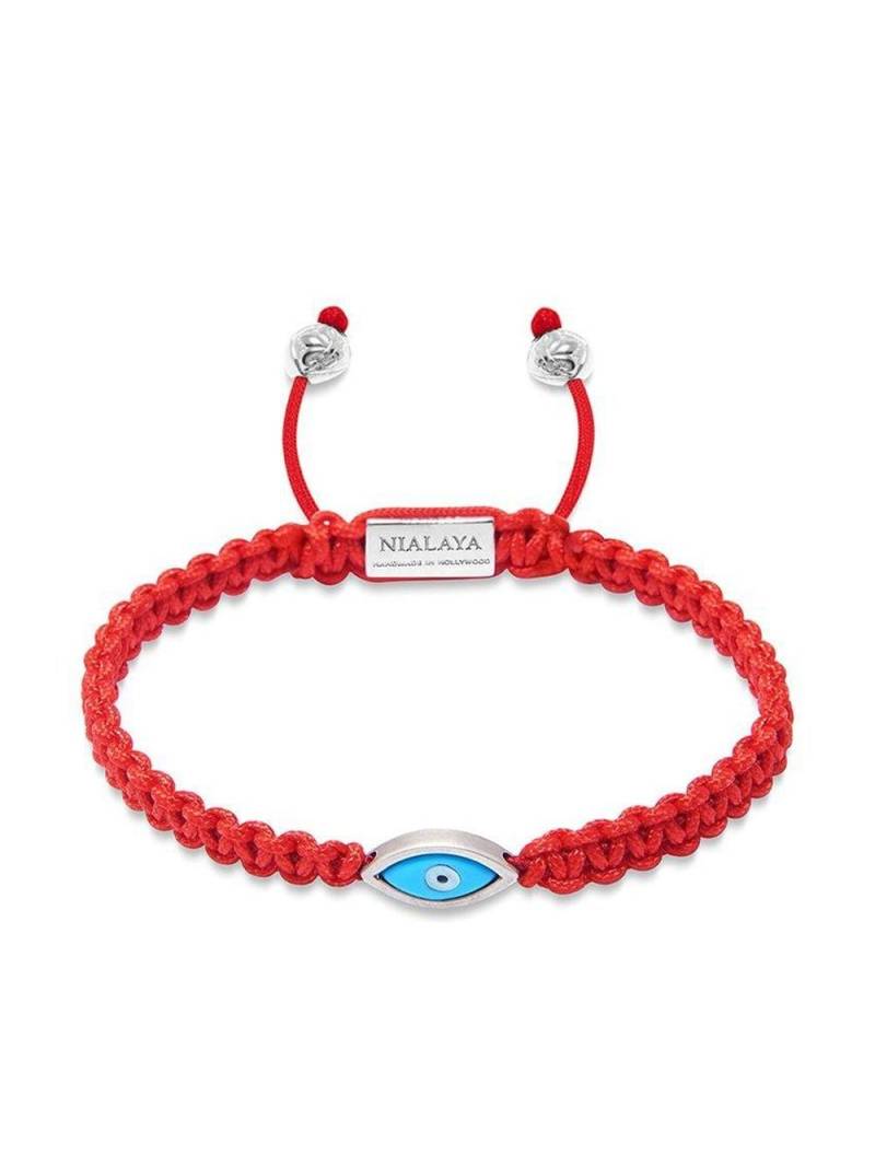 Nialaya Jewelry Evil Eye string bracelet - Red von Nialaya Jewelry