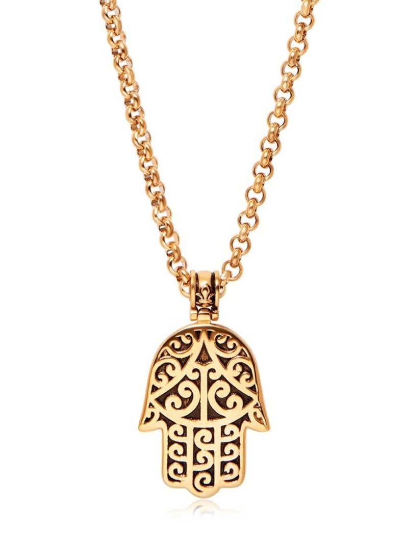 Nialaya Jewelry Hamsa Hand necklace - Gold von Nialaya Jewelry