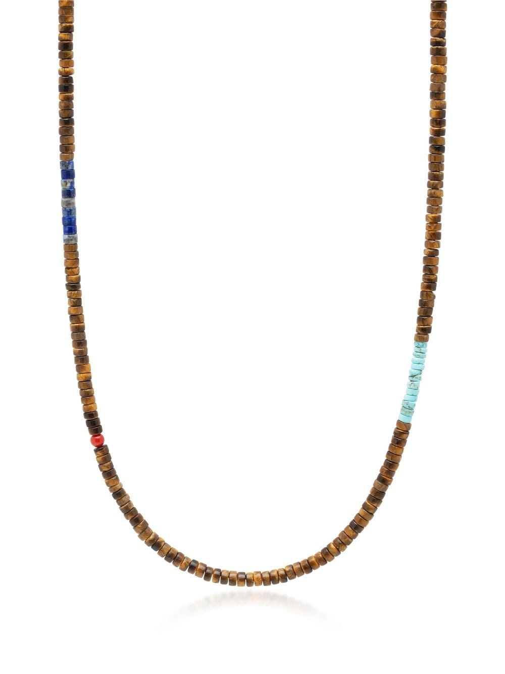 Nialaya Jewelry Heishi bead-chain necklace - Brown von Nialaya Jewelry