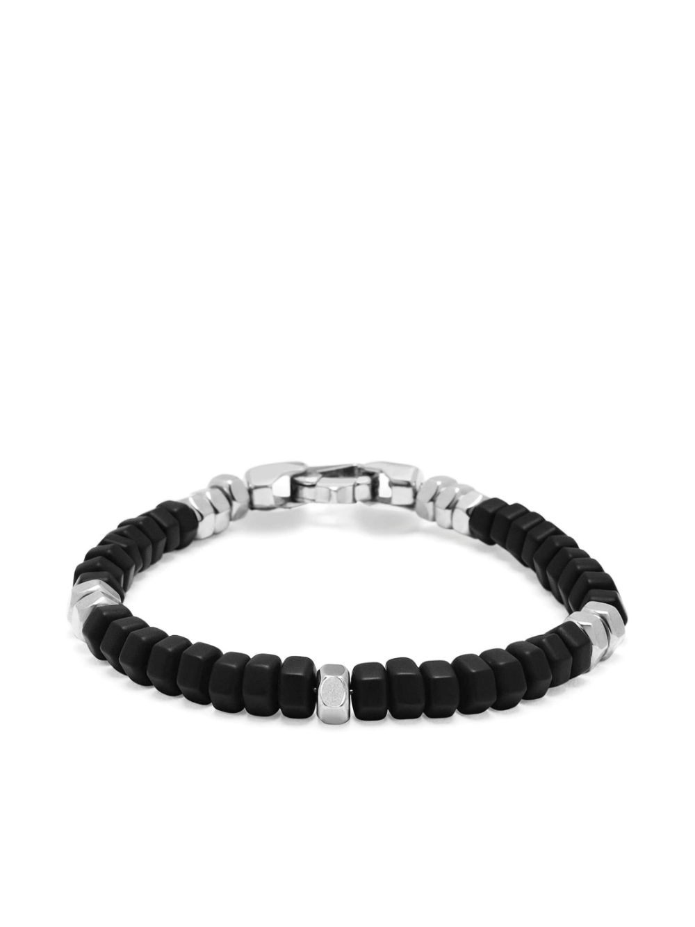 Nialaya Jewelry Hex Bead bracelet - Silver von Nialaya Jewelry