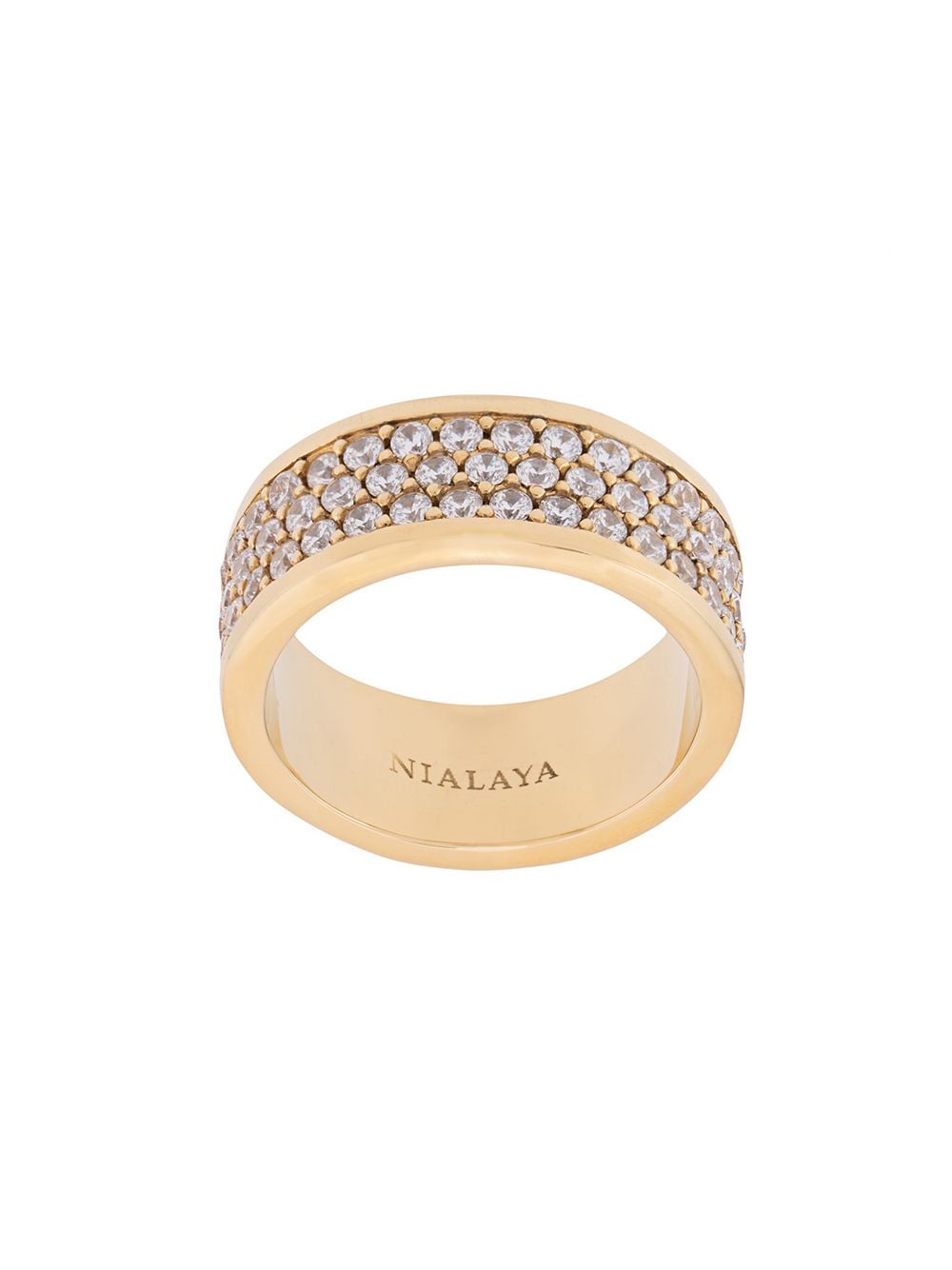 Nialaya Jewelry Trio-row ring - Gold von Nialaya Jewelry