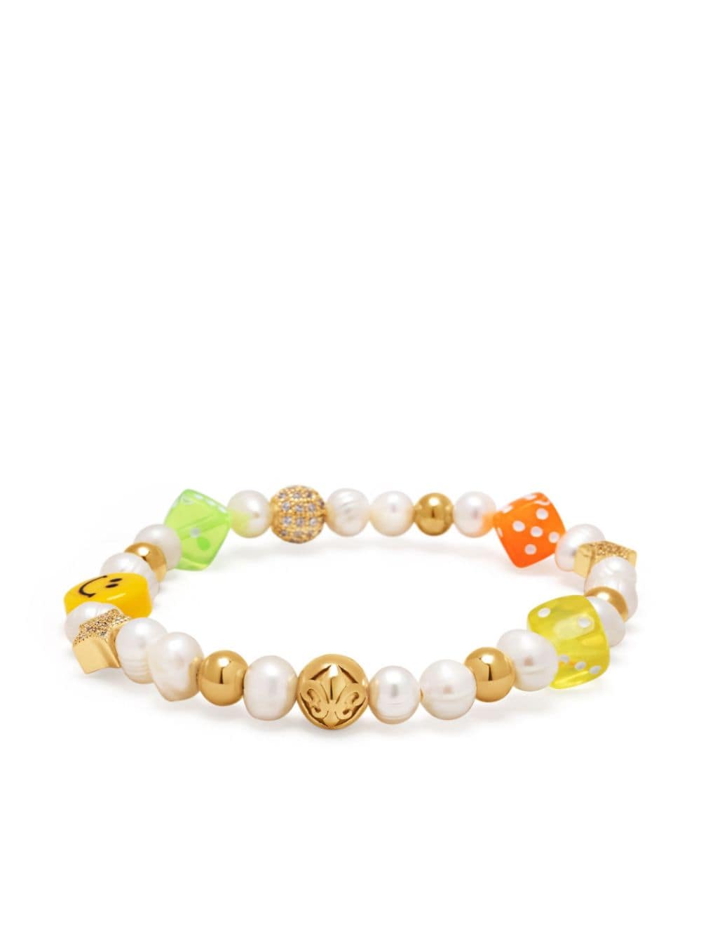 Nialaya Jewelry bead-embellished bracelet - White von Nialaya Jewelry