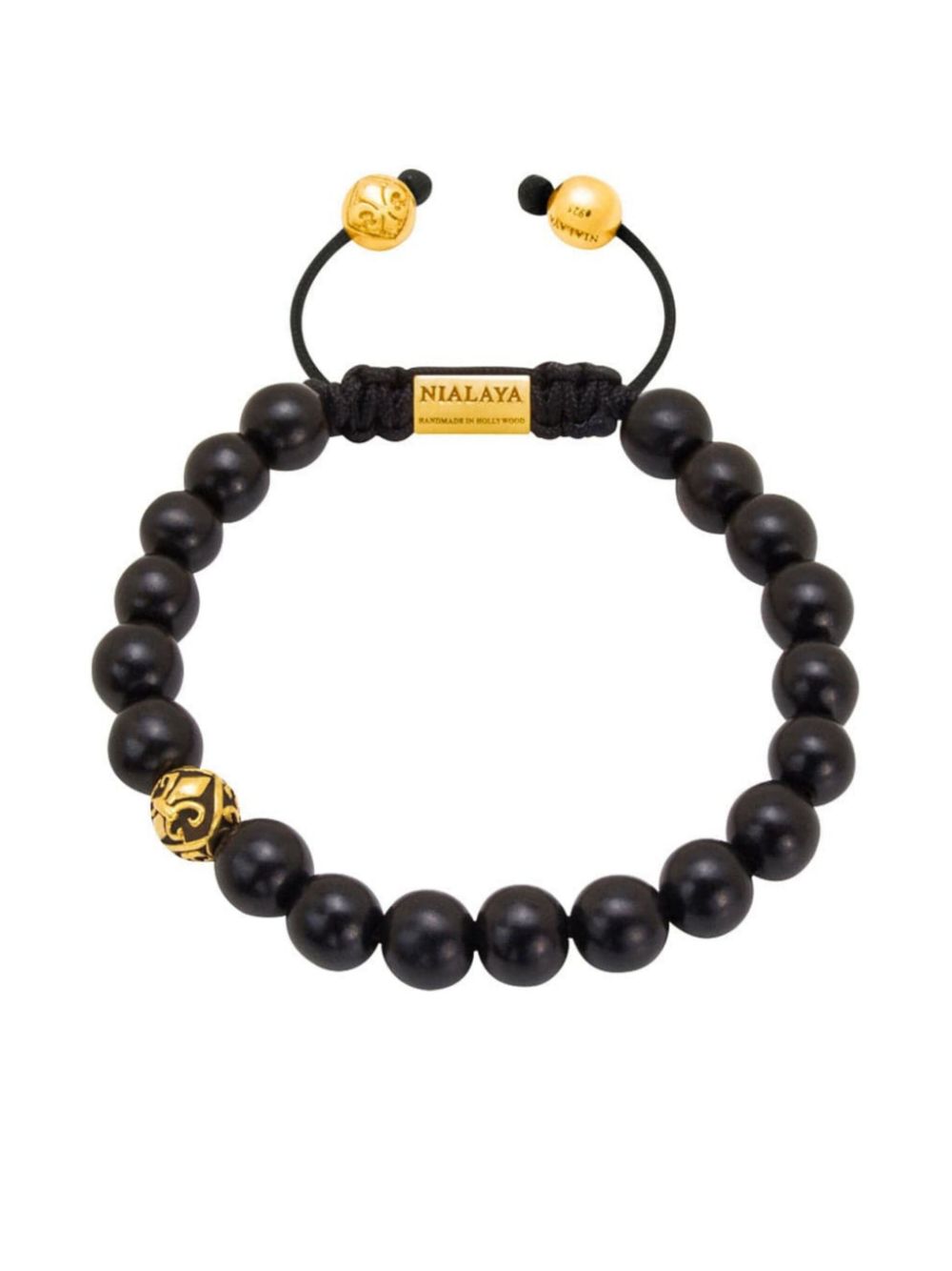 Nialaya Jewelry beaded bracelet - Black von Nialaya Jewelry