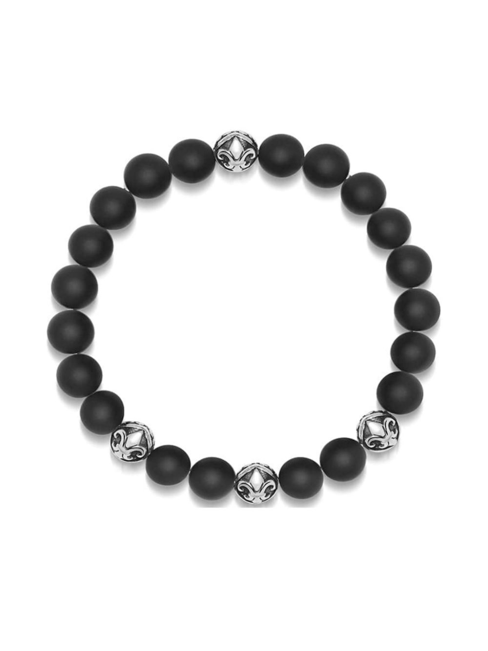 Nialaya Jewelry beaded bracelet - Black von Nialaya Jewelry