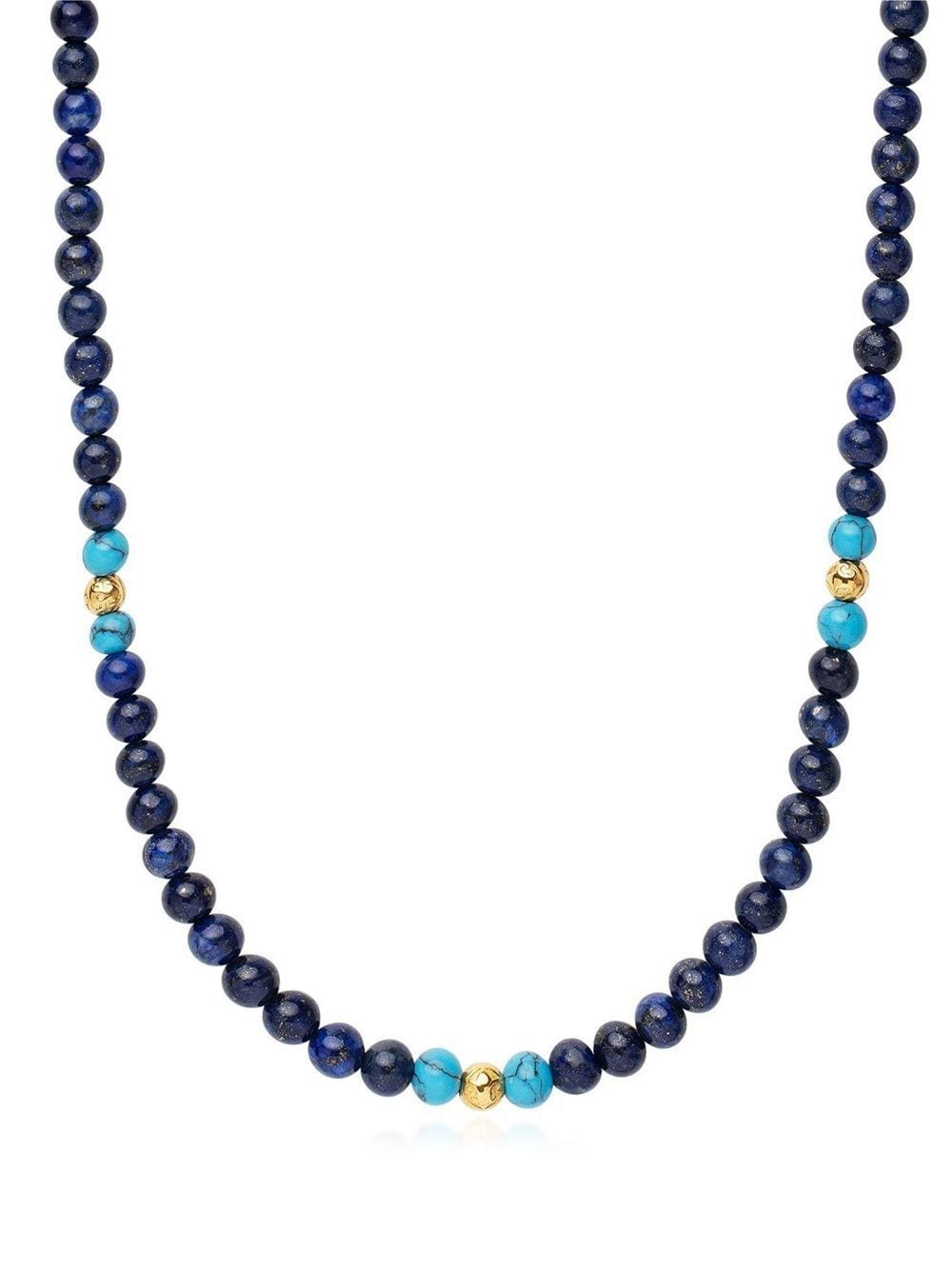 Nialaya Jewelry beaded gemstone necklace - Blue von Nialaya Jewelry