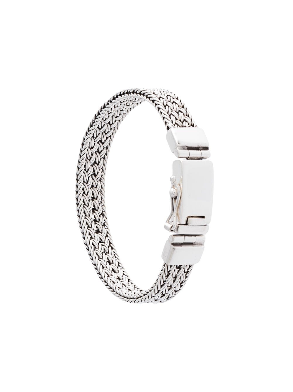 Nialaya Jewelry braided chain bracelet - Silver von Nialaya Jewelry