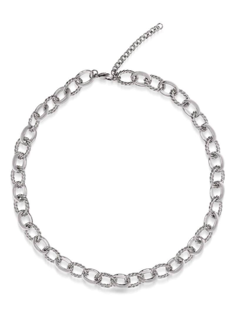 Nialaya Jewelry cable-chain choker necklace - Silver von Nialaya Jewelry