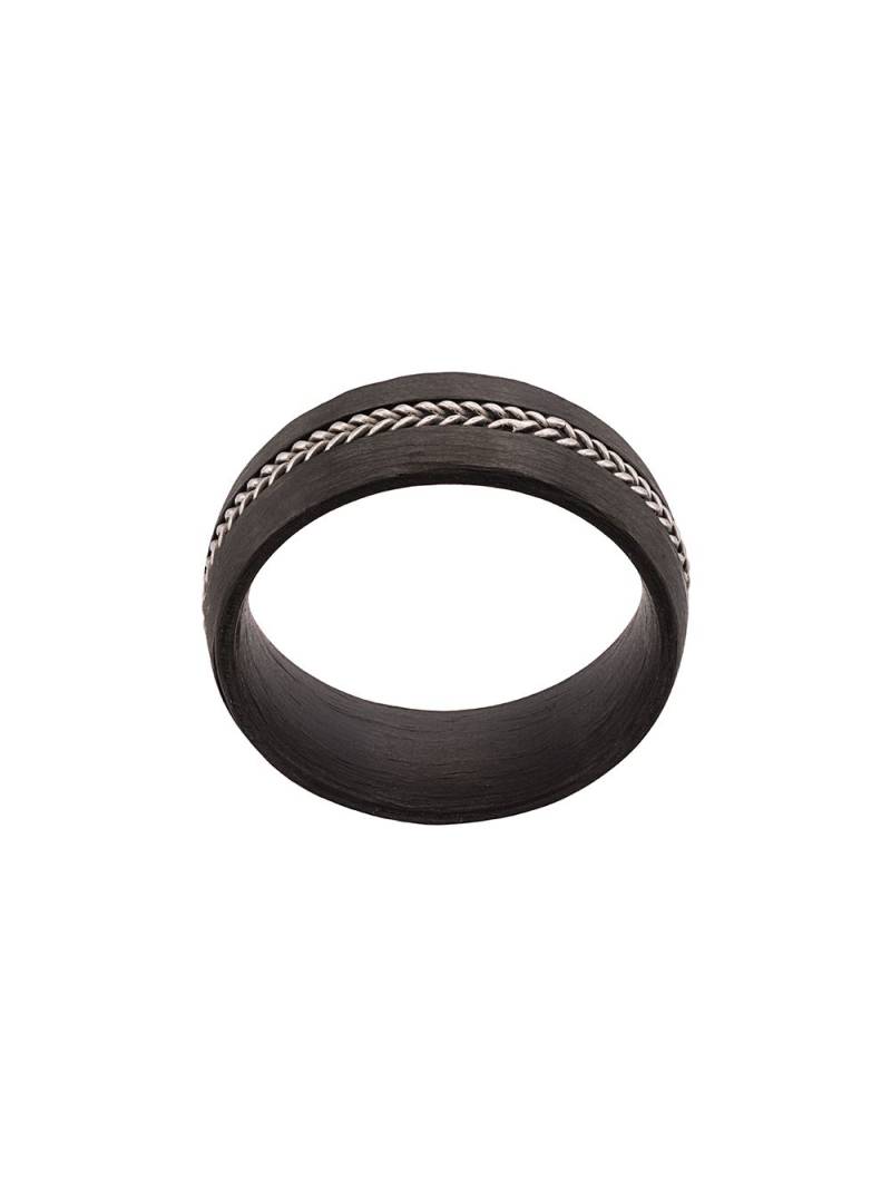 Nialaya Jewelry chain embellished ring - Black von Nialaya Jewelry