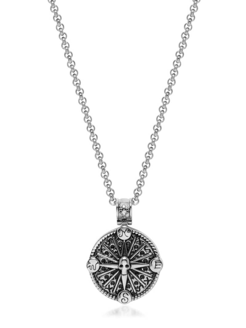 Nialaya Jewelry compass-pendant necklace - Silver von Nialaya Jewelry