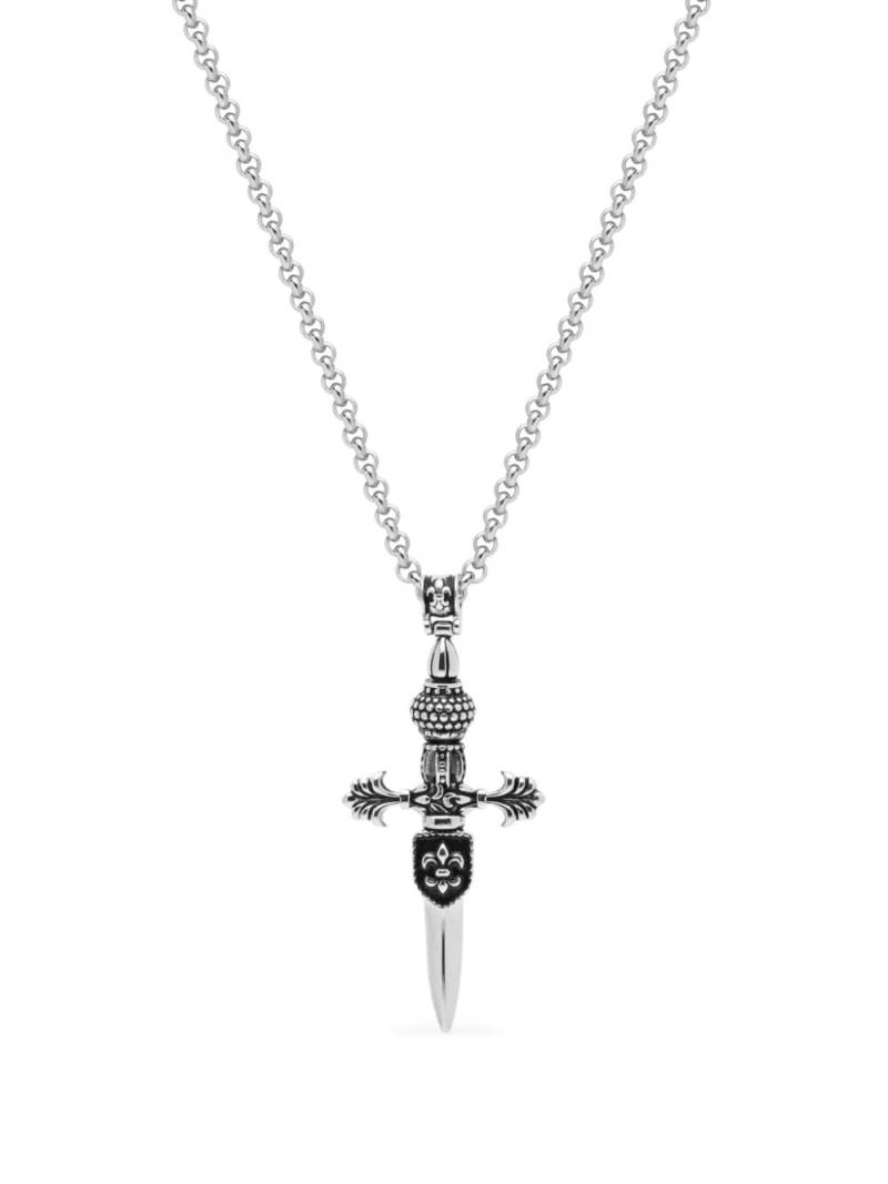 Nialaya Jewelry cross pendant necklace - Silver von Nialaya Jewelry