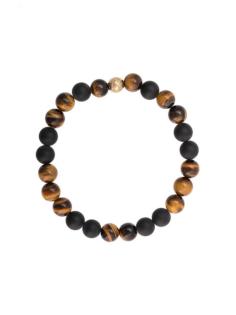 Nialaya Jewelry elasticated stone bracelet - Brown von Nialaya Jewelry