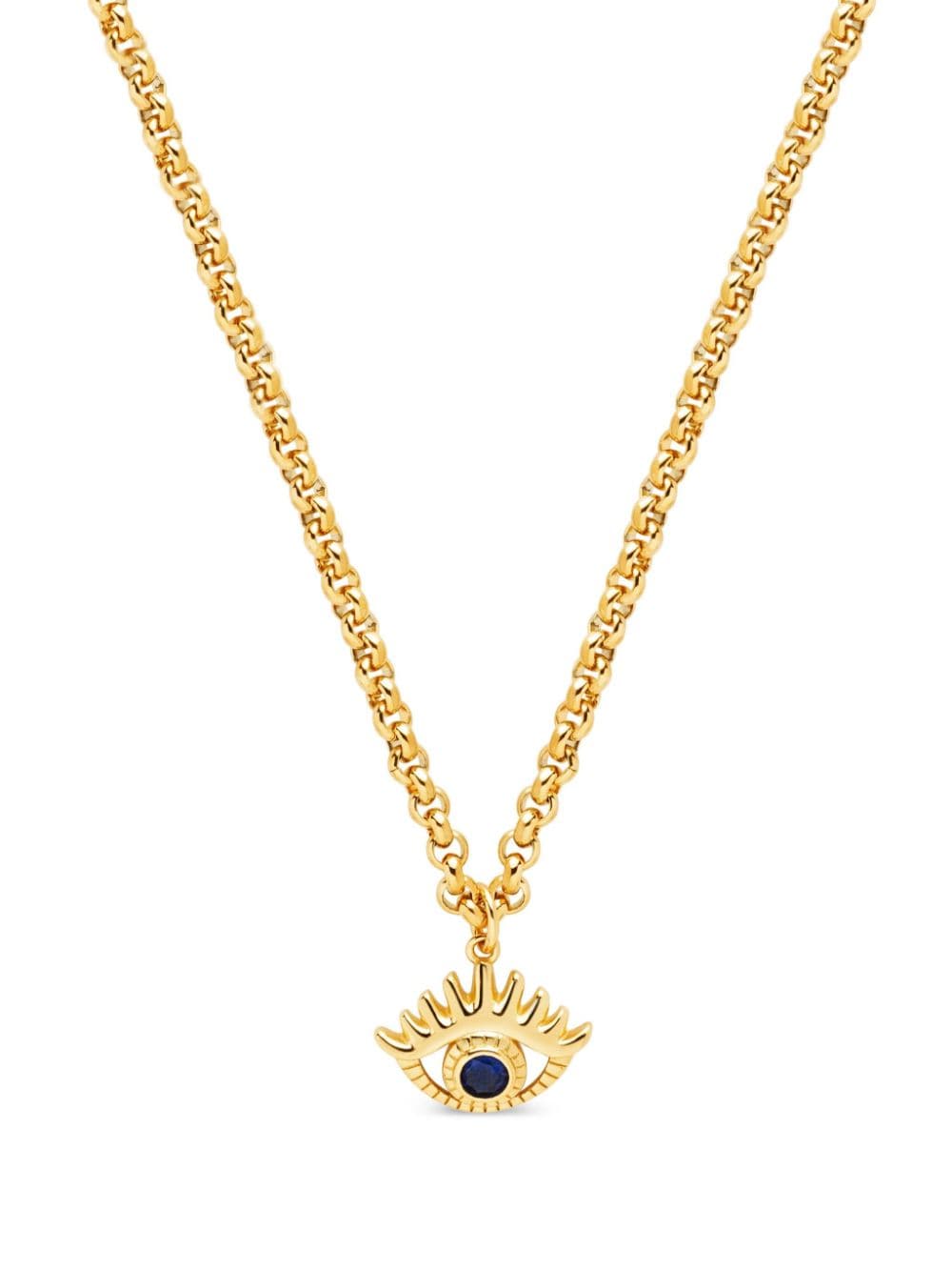 Nialaya Jewelry evil-eye motif chain necklace - Gold von Nialaya Jewelry