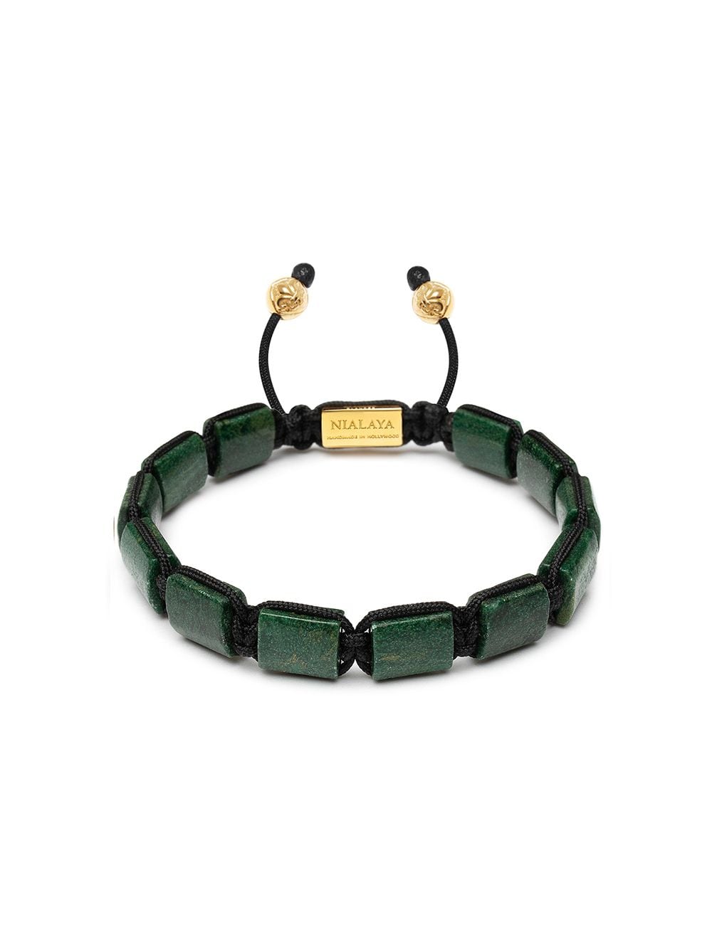 Nialaya Jewelry gemstone-embellished beaded bracelet - Green von Nialaya Jewelry