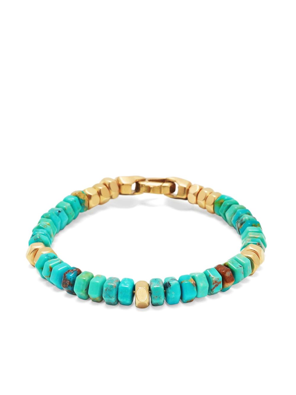 Nialaya Jewelry hexagon beaded bracelet - Blue von Nialaya Jewelry