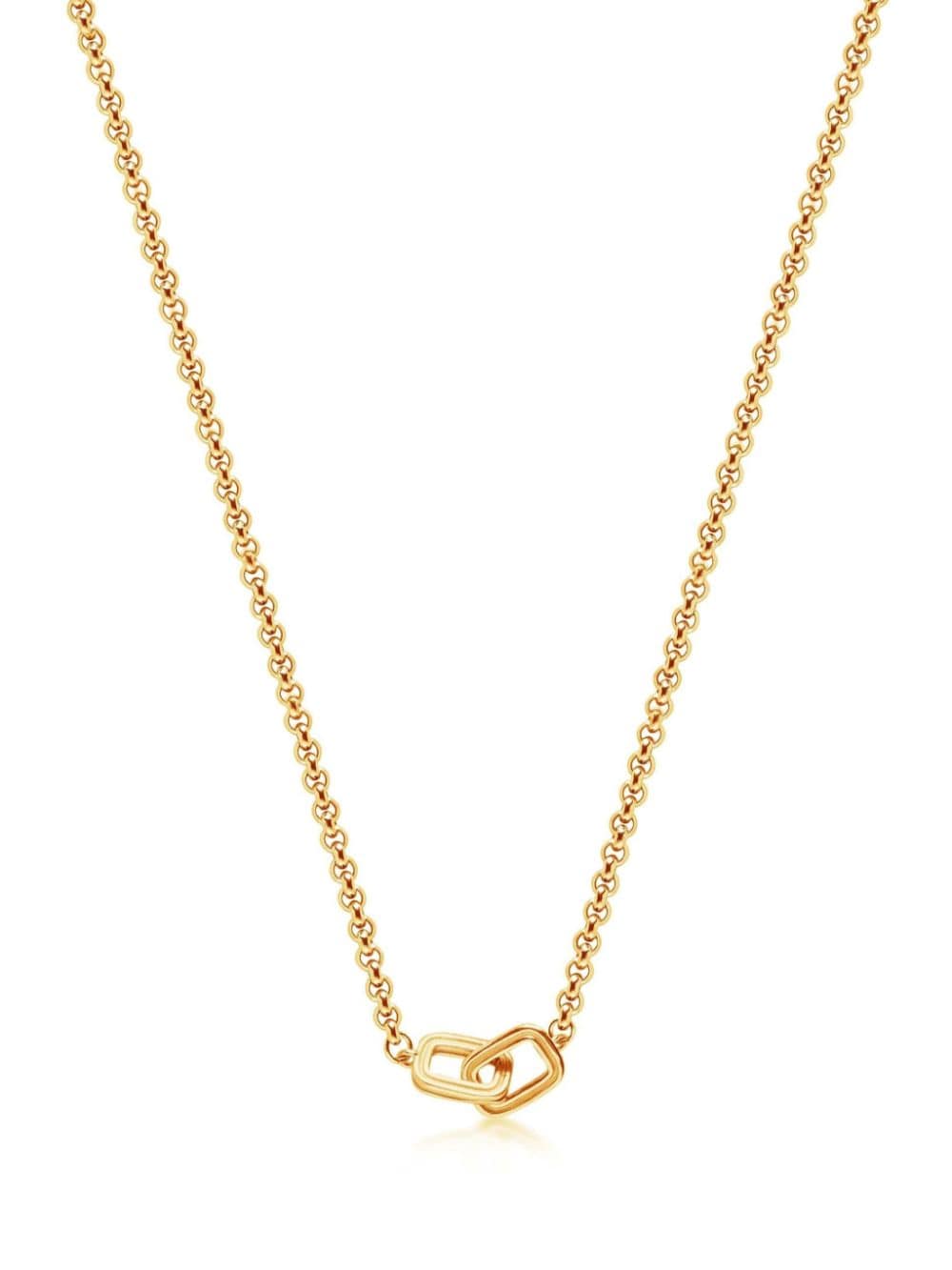 Nialaya Jewelry intertwined gold-plated necklace von Nialaya Jewelry