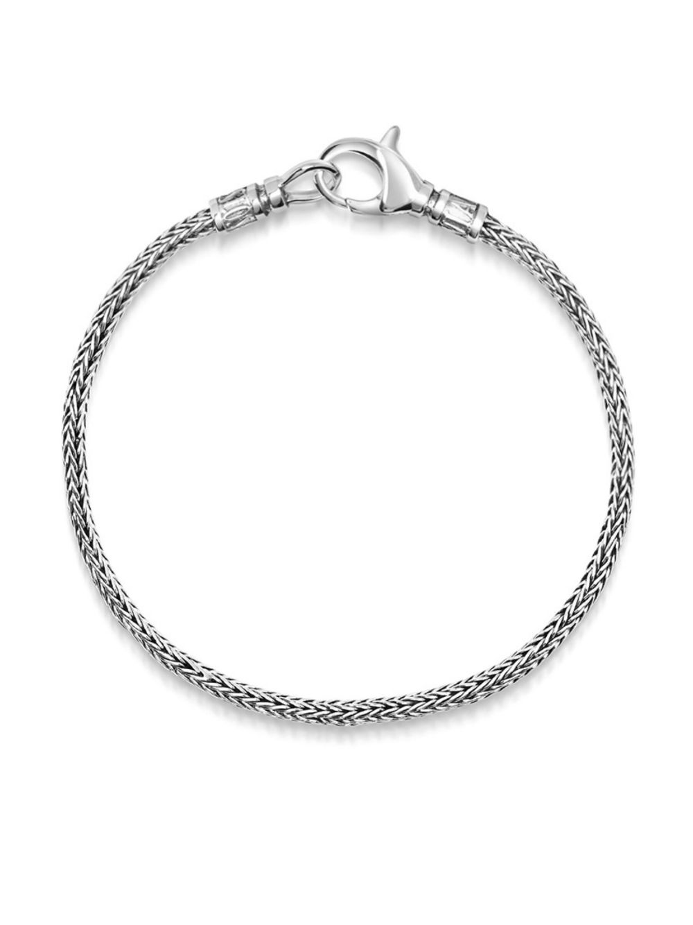 Nialaya Jewelry logo-bead chain bracelet - Silver von Nialaya Jewelry