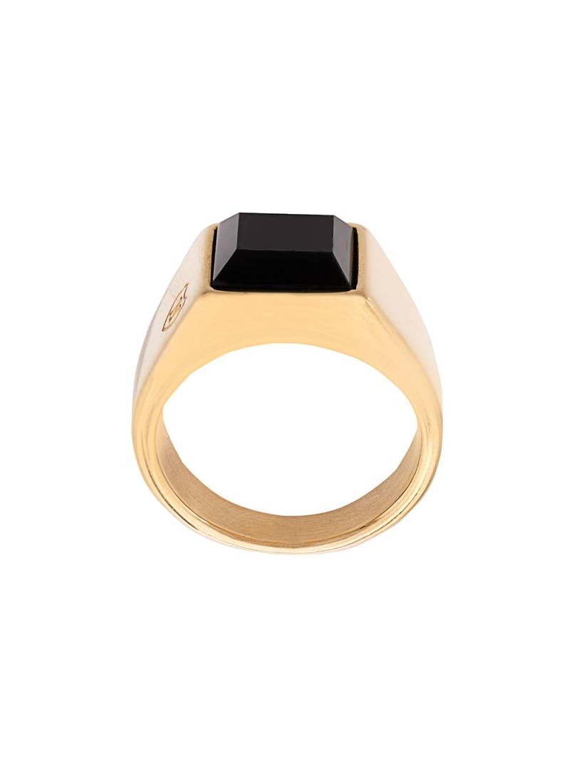 Nialaya Jewelry oversized square ring - Gold von Nialaya Jewelry