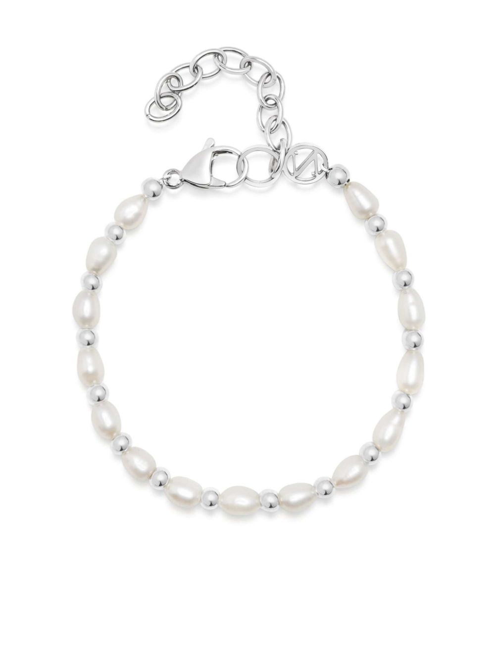 Nialaya Jewelry pearl bracelet - White von Nialaya Jewelry