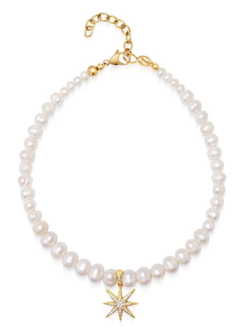 Nialaya Jewelry pearl necklace - White von Nialaya Jewelry