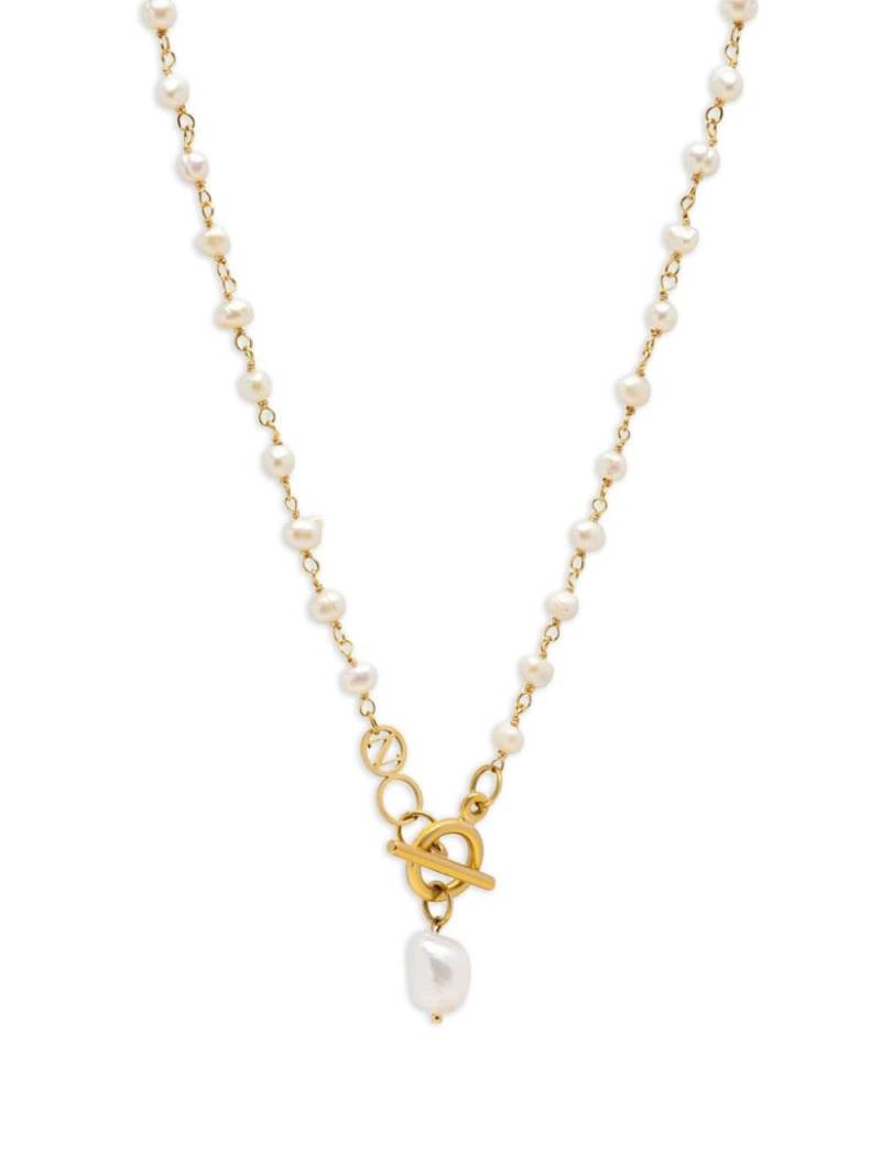 Nialaya Jewelry pearl-pendant necklace - Gold von Nialaya Jewelry