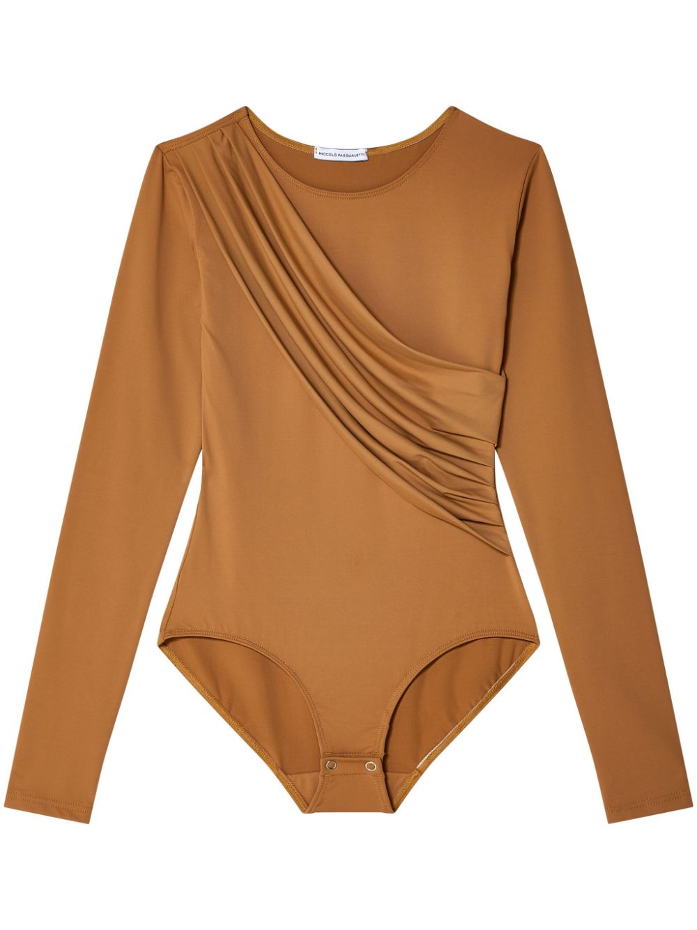 Niccolò Pasqualetti Alix sleeved bodysuit - Neutrals von Niccolò Pasqualetti