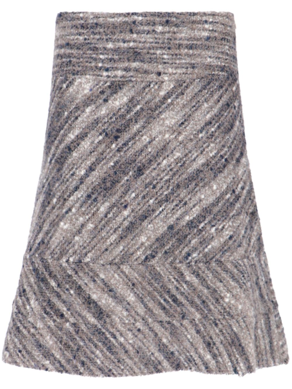 Niccolò Pasqualetti bouclé mini skirt - Neutrals von Niccolò Pasqualetti