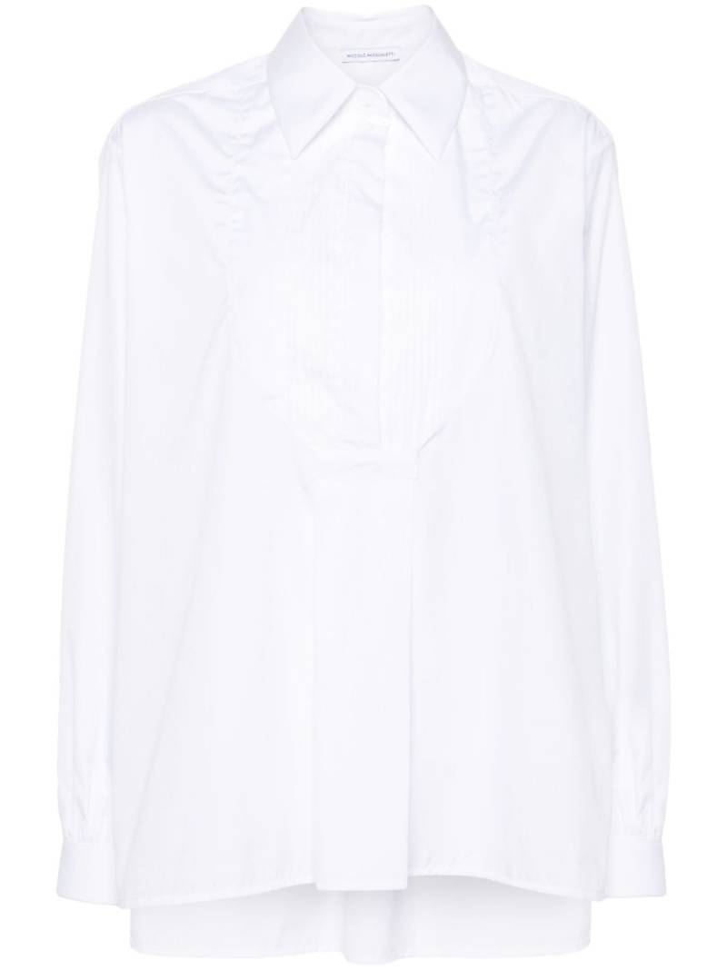 Niccolò Pasqualetti pleat-detail shirt - White von Niccolò Pasqualetti