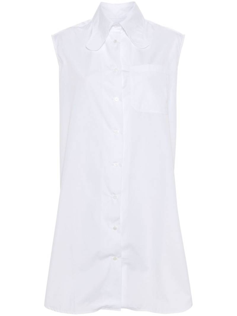 Niccolò Pasqualetti sleeveless cotton top - White von Niccolò Pasqualetti