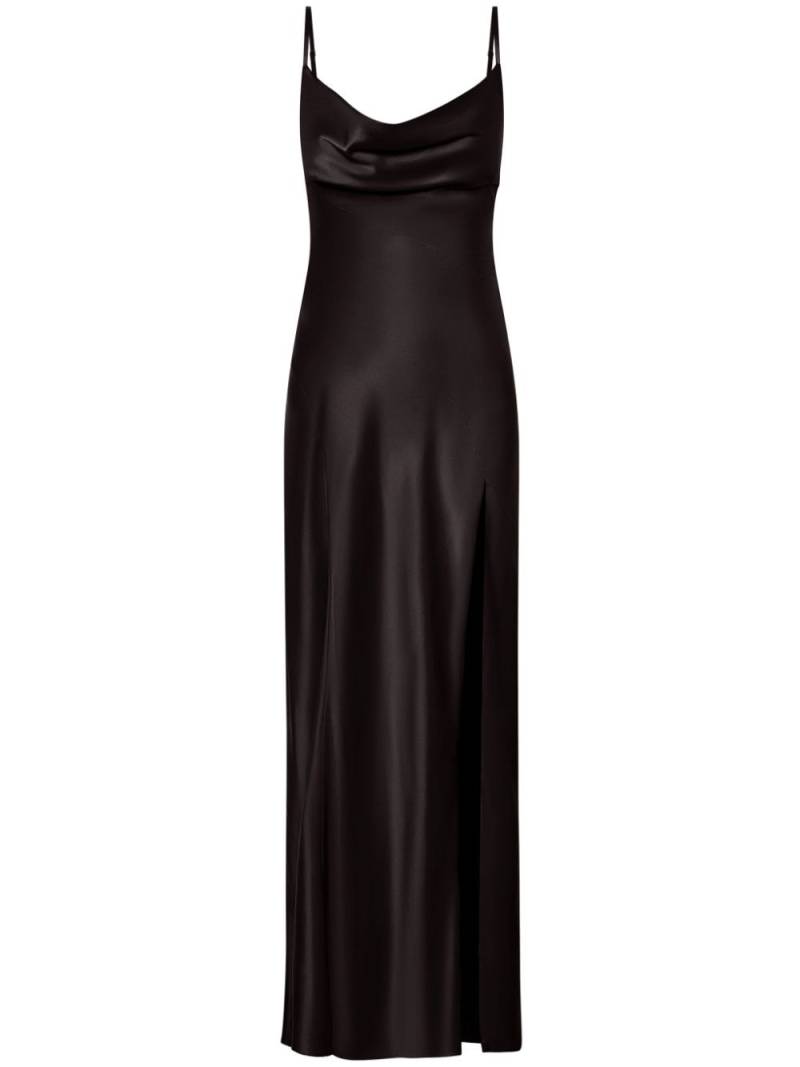 Nicholas Ariel silk slip gown - Black von Nicholas