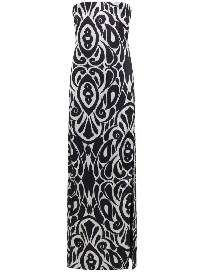 Nicholas Axelie geometric-print dress - Black von Nicholas