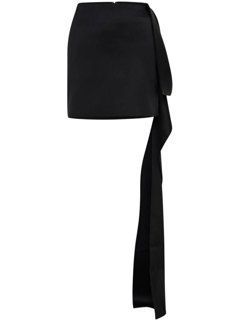 Nicholas Caspian satin skirt - Black von Nicholas