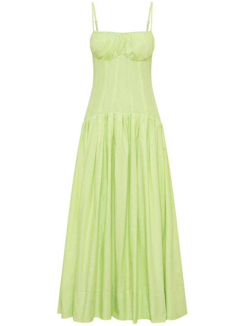 Nicholas Dolma cotton dress - Green von Nicholas