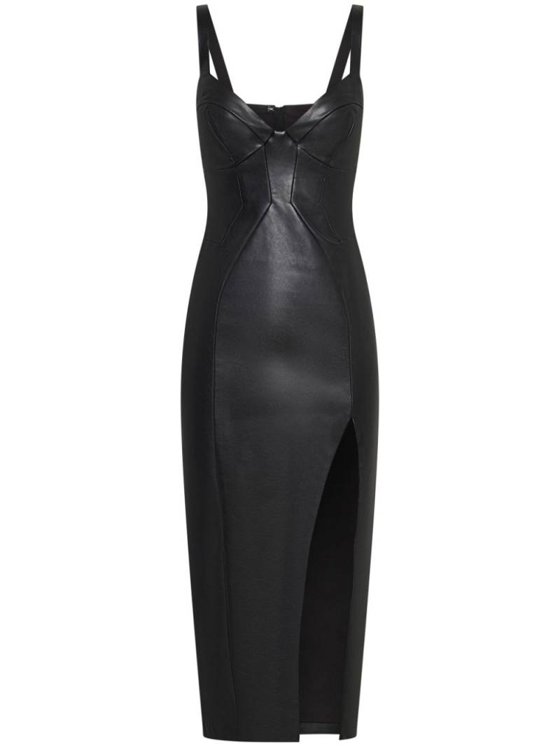 Nicholas Elara midi dress - Black von Nicholas