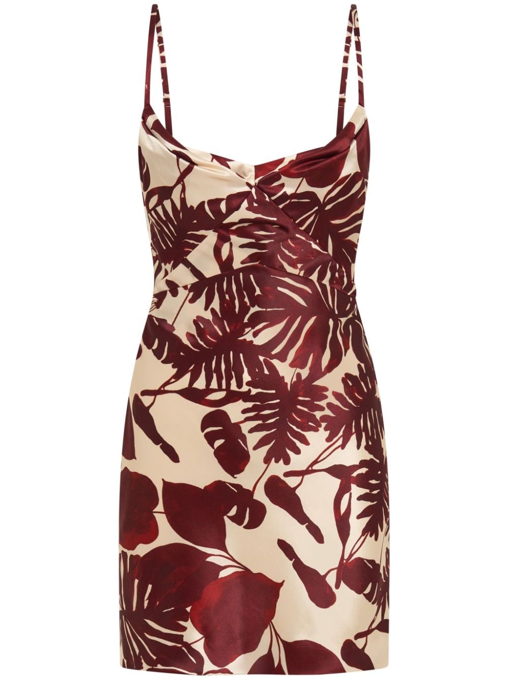 Nicholas Haley botanical-print dress - Red von Nicholas