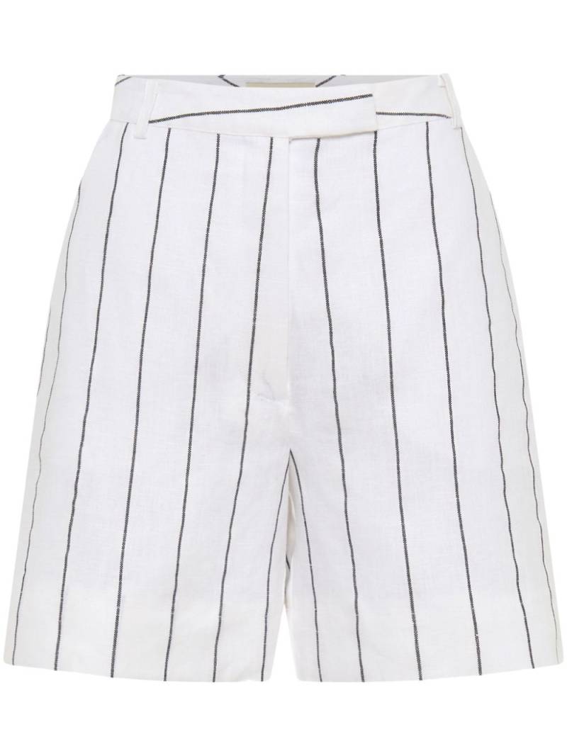 Nicholas Lavinia linen tailored shorts - White von Nicholas